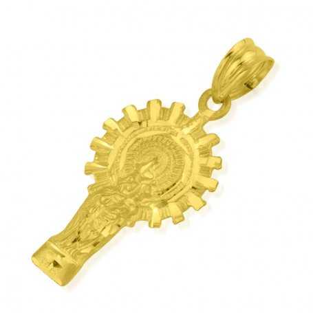 Medalla de la Virgen Del Pilar de Oro Gold