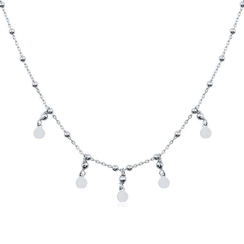 Collar Discos Plata