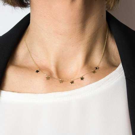 Collar Estrellas Oro