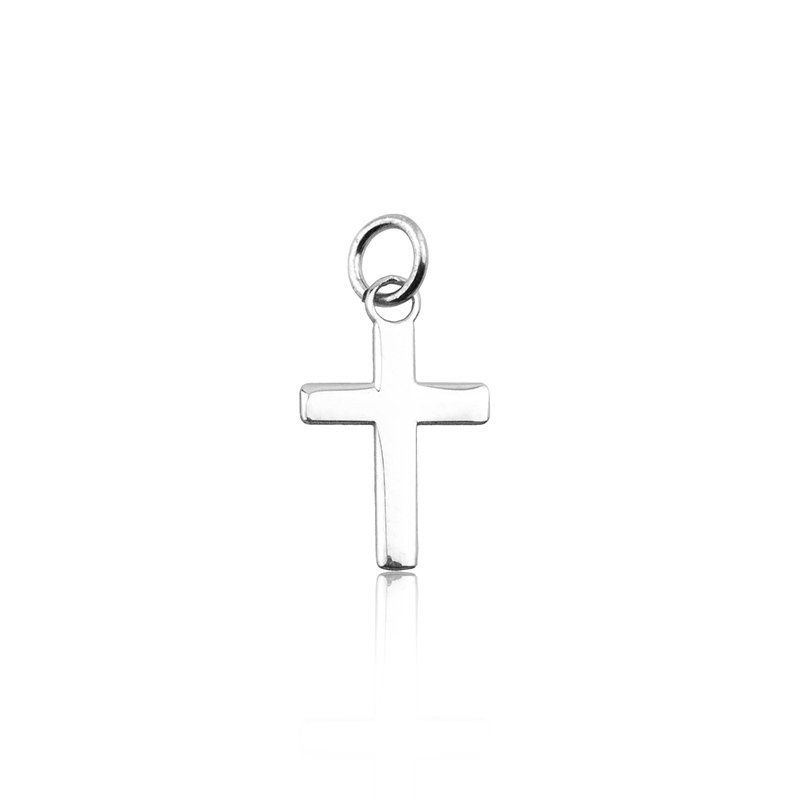 Abalorio Plata Cruz Charm