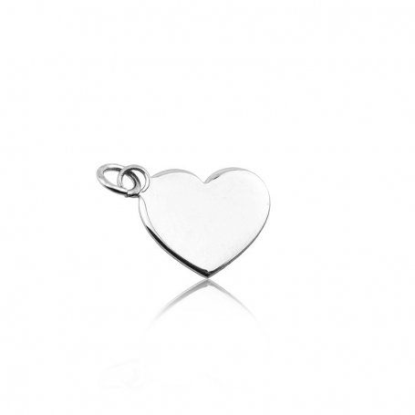 Abalorio de Plata Corazón Charm