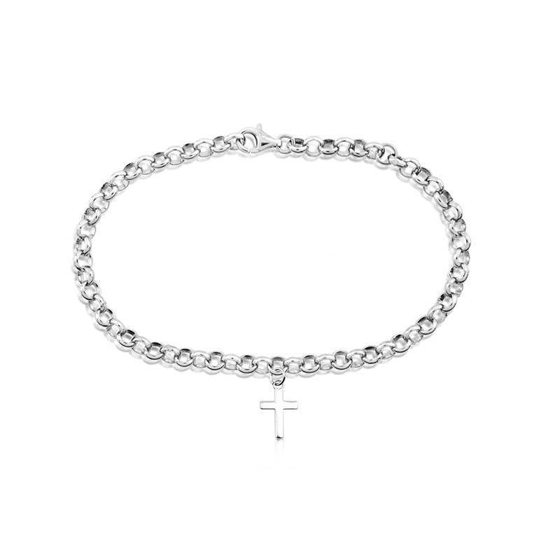 Pulsera con Abalorio Plata Charms