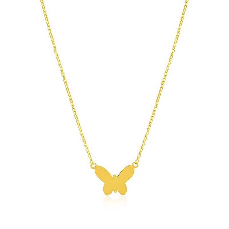 Collar Mariposa Oro Adam