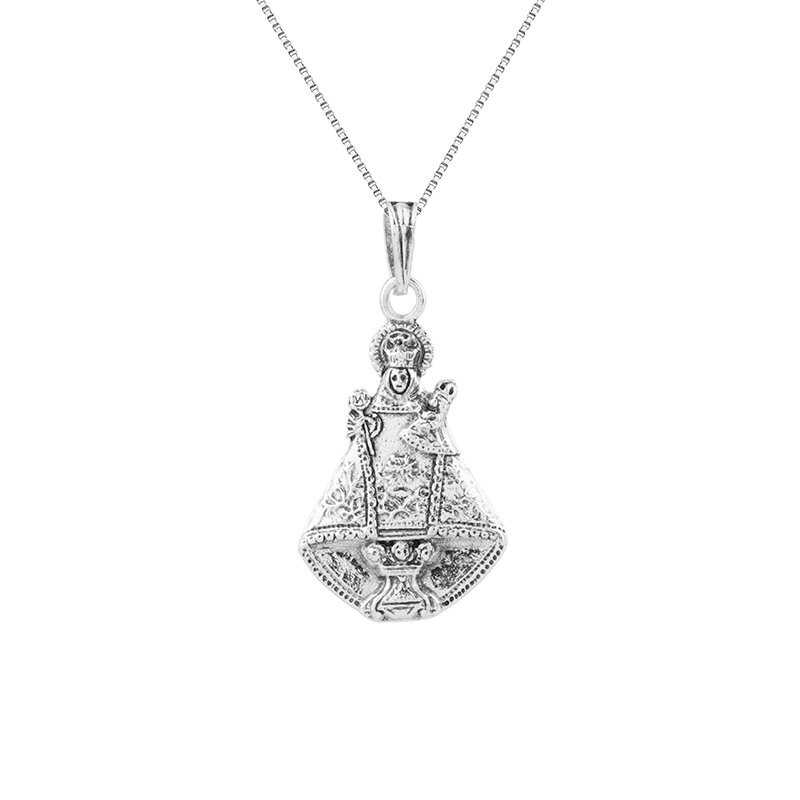 Colgante Plata Virgen Del Pilar North Joyería Aresso