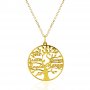 Collar Árbol de la Vida Seis Nombres Oro 9k Golden