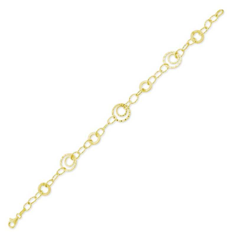 Pulsera Oro 9k Circulos Orbital | En OFERTA - Joyerías ARESSO