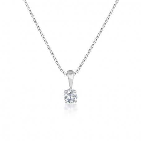 Gargantilla Oro Blanco Brillante Swanhill | OFERTA | Joyerías ARESSO