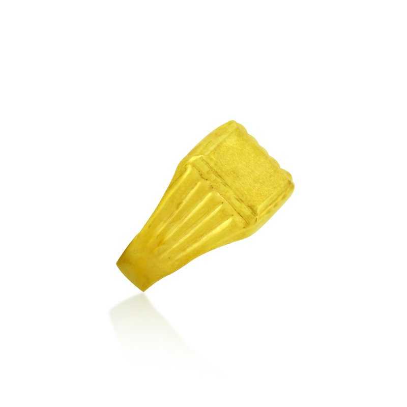Sello Cadete Oro 9k Textura Gem | EN OFERTA | Joyerías ARESSO