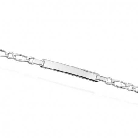 Pulsera Plata Esclava Eslabón Uno Uno Alda