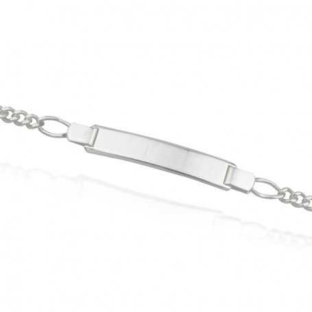 Pulsera Plata Esclava Tres Uno Brina | GRABAR FECHA | Joyerías ARESSO