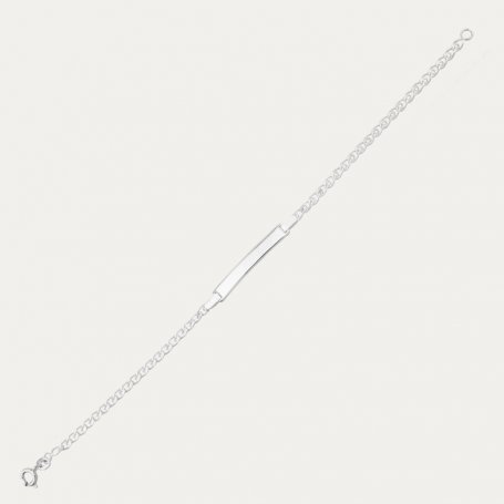 Pulsera Plata Chapa Riverside | DESCUENTO EN PLATA | Joyerías ARESSO