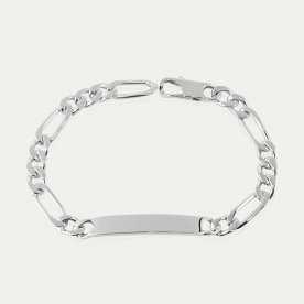 Pulsera Chapa Plata Tres Uno Artekale | OFERTA | Joyerías ARESSO