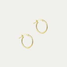 Pendientes de Oro 9k de Aro Tubo Nimes