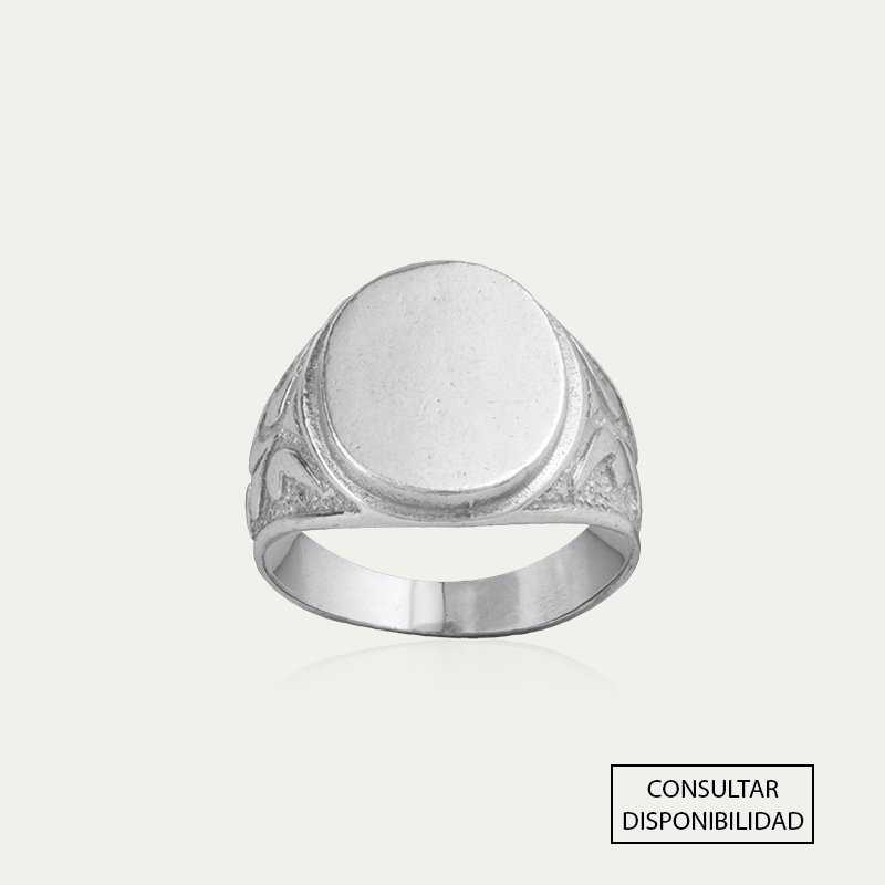 Comprar anillo sello de plata de hombre OKsilver