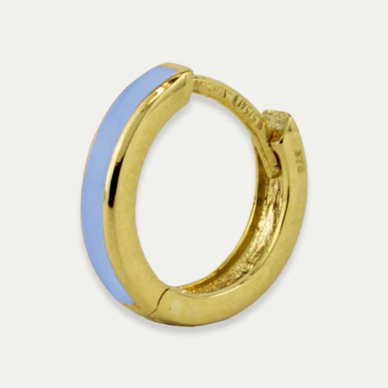 Pendientes Oro Aro Blue Nazar