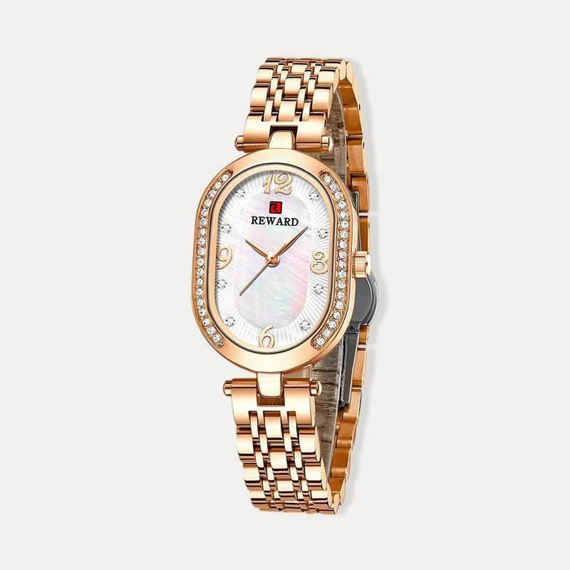 Reloj Mujer Acero Rosa con Circonitas Radiance