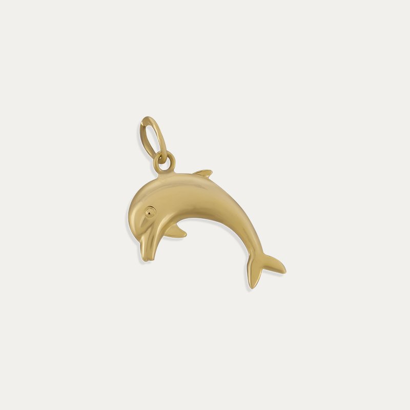Colgante Oro Delfín Aqua