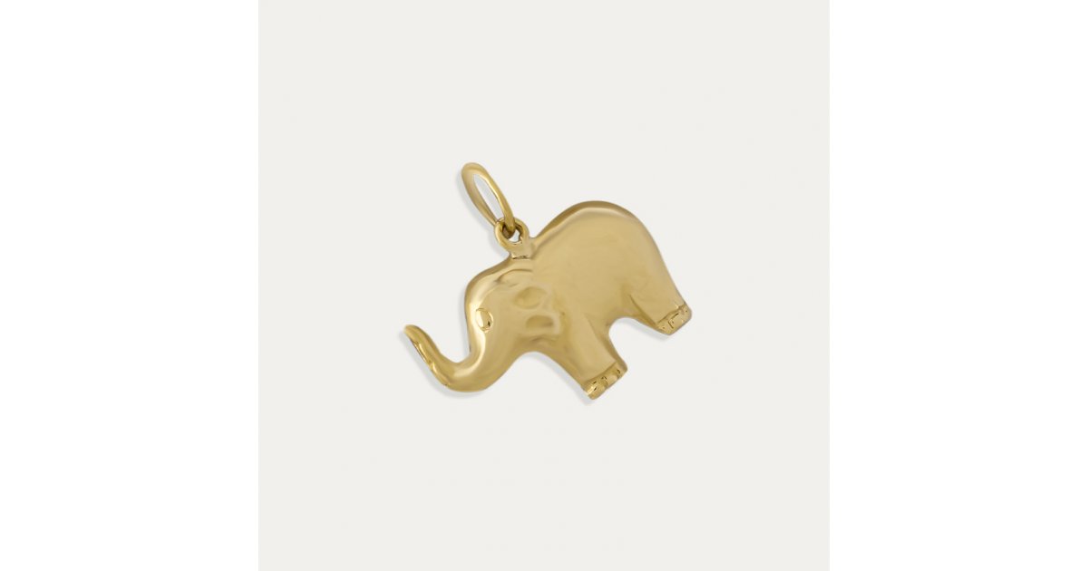 Incidente, evento Intermedio Habitual Colgante Oro Elefante Minimal