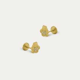 Pendientes Oro Con Circonitas Top Star