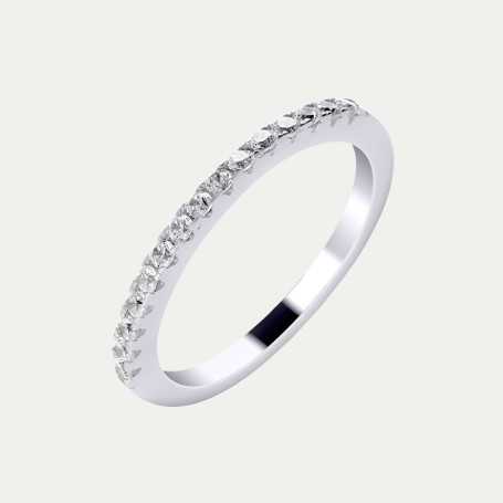 Anillo Oro Blanco Brillantes Scintilla | OFERTA ORO | Joyerías ARESSO
