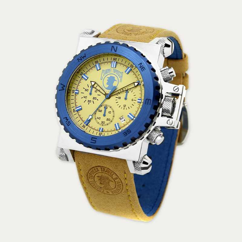 Reloj Coronel Tapioca Azul Acero Classic
