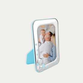 Marco Infantil Plata 9x13 Oso Azul Split | Joyerías ARESSO