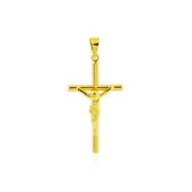 Colgante Cruz Oro 9k Cristo