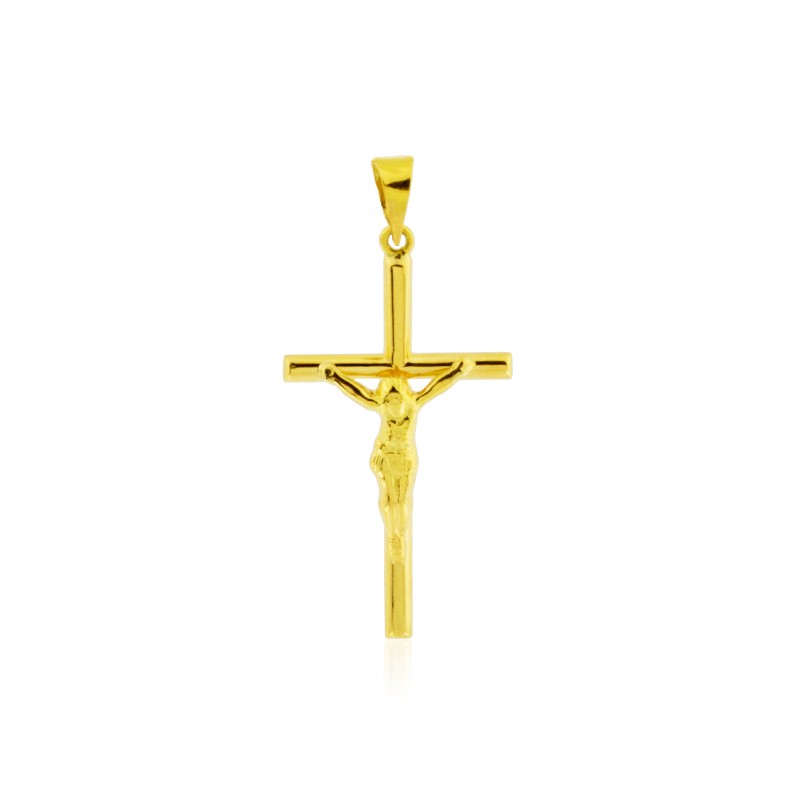 Colgante Cruz Oro 9k Cristo