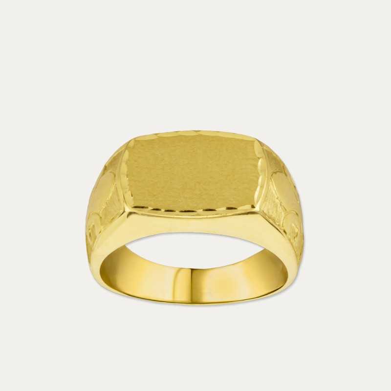 Sello Oro 18k Rectangular Seal