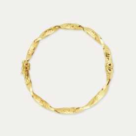 Pulsera Oro 9k Twist Navia