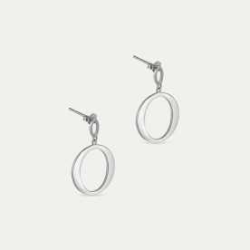 Pendientes Plata Plateada Grey Cookie