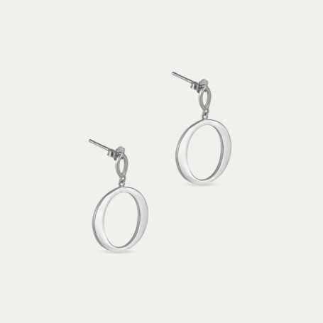 Pendientes Plata Plateada Grey Cookie