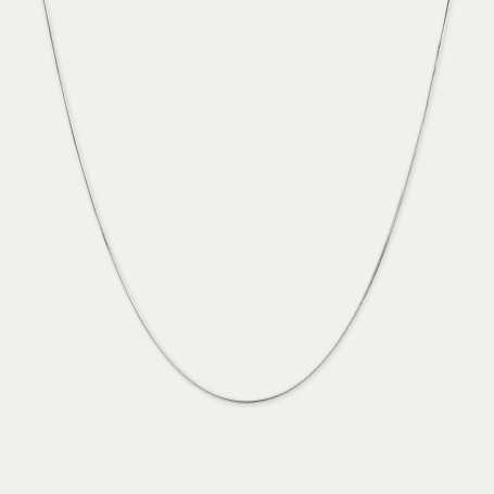 Cadena Cola Ratón en Plata 45cm