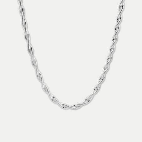 Cadena Plata Singapur Faith