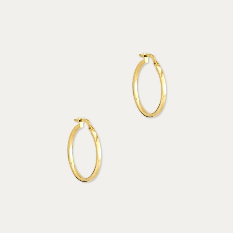 Pendientes Oro Aro Liso Mary | OFERTA | Joyerías Aresso - Siglo XXI