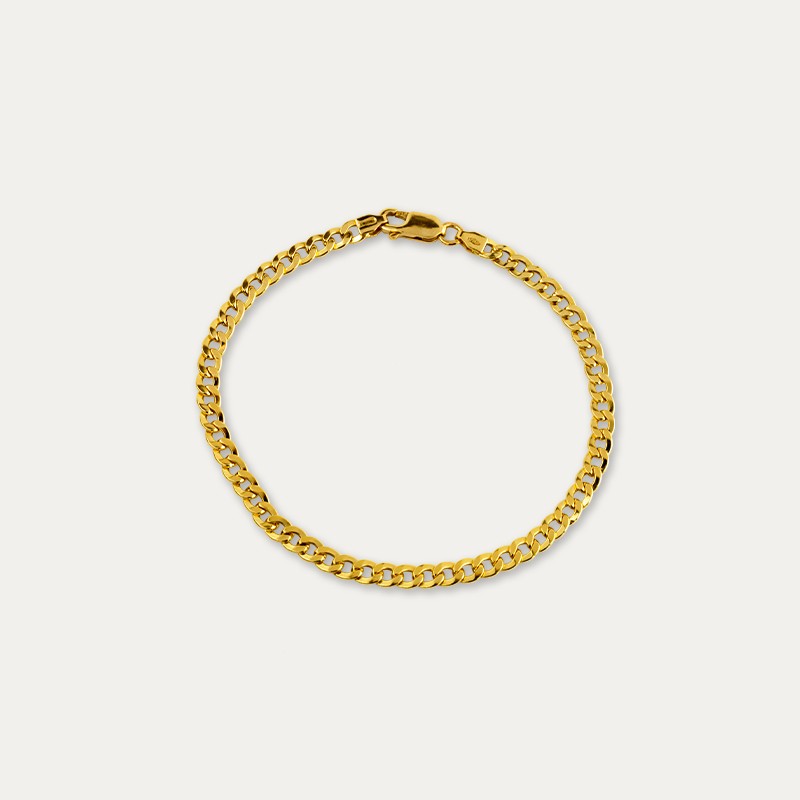 Pulsera Oro Eslabón Barbado Locarino