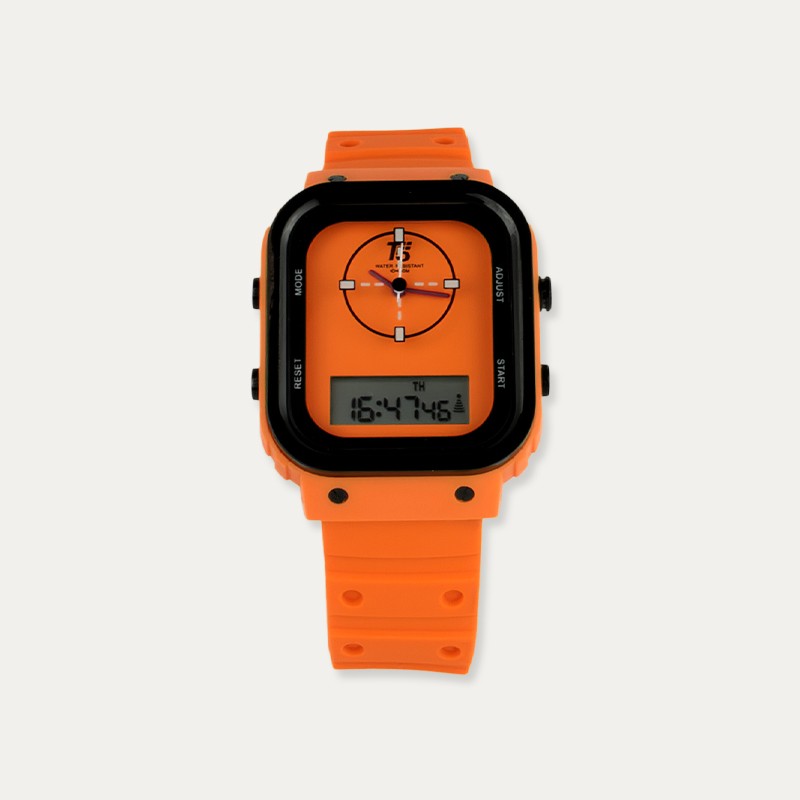 Reloj Analógico-Digital T5 Naranja