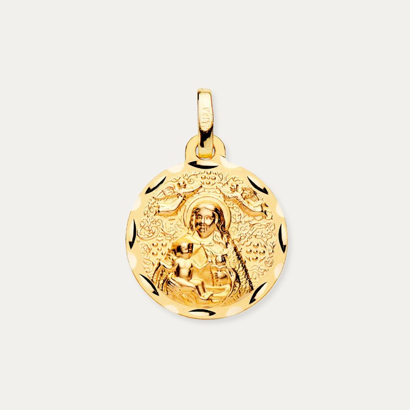 Medalla Oro Virgen Rocio Marshe Reverso