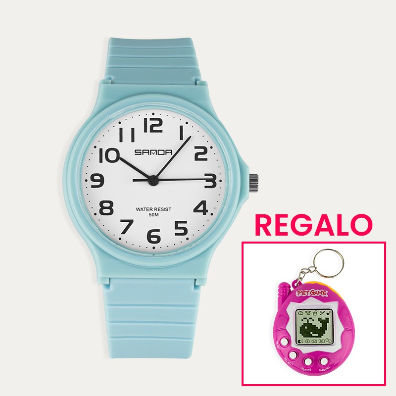 Reloj Azul Regalo Mascota Digital