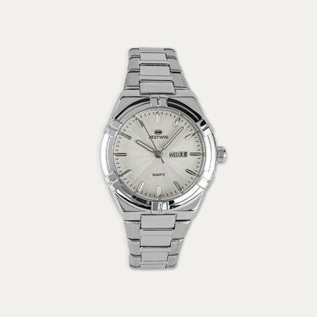 Reloj Acero Mujer Blanco