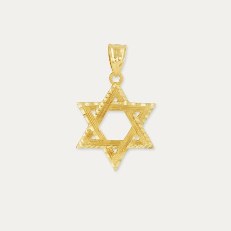 Colgante Oro 9k Estrella de David