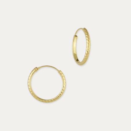 Pendientes Aro Oro Dunas Gobi