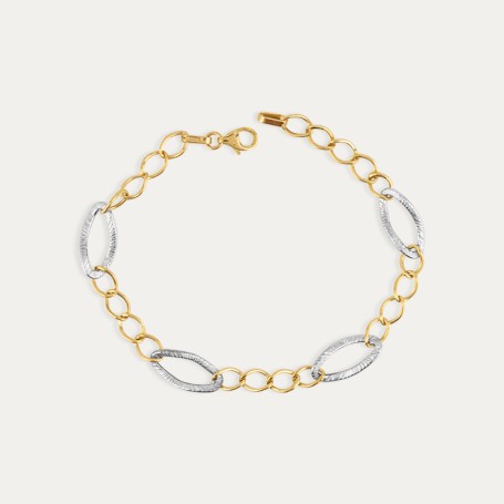 Pulsera Oro Bicolor Shuttle