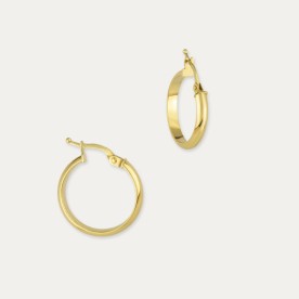 Pendientes Oro Aro Liso Dainty