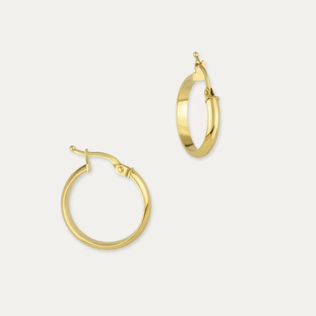 Pendientes Oro Aro Liso Dainty