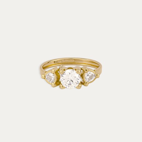 Anillo Oro Circonitas Martinet
