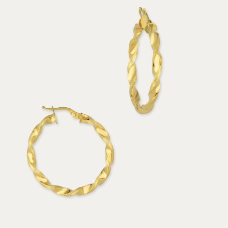 Pendientes Oro Aro Retorcido May