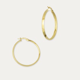 Pendientes Oro Aro Textura Lauri