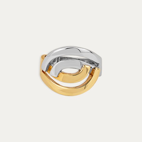 Anillo Oro Bicolor Lucy