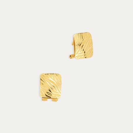 Pendientes Oro Animal Print Omega Minde